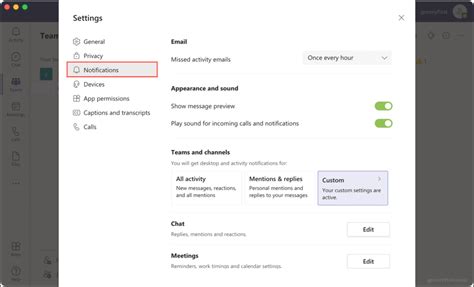 How To Customize Notifications In Microsoft Teams Grovetech