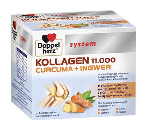 Sistema Doppelherz Collagene 11 000 Curcuma Zenzero 30 X 25 Ml