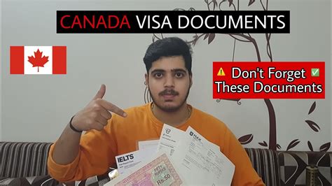 Documents Required To Apply For Canada Study Visa Documents For