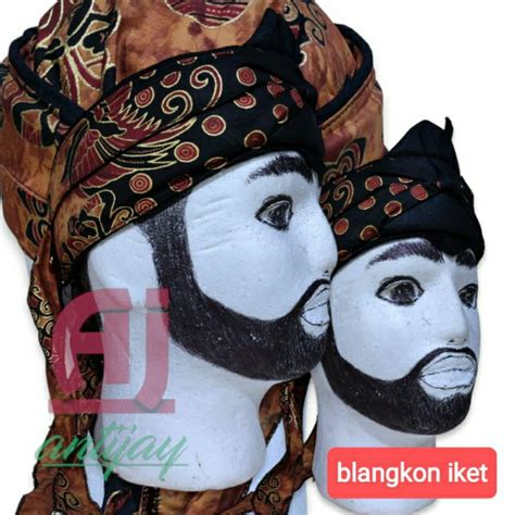 Jual Iket Udeng Blangkon Ukuran Pria Dewasa Motif Batik Elastis Bisa