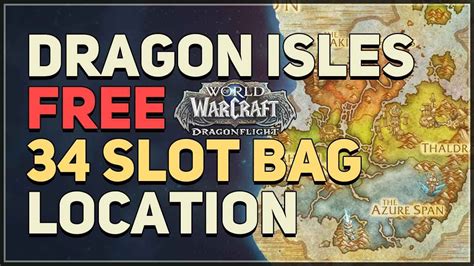 How To Get Free 34 Slot Bag WoW Dragon Isles YouTube