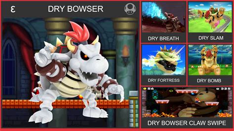 Dry Bowser Smash Bros Moveset by WilliamHeroofHyrule on DeviantArt