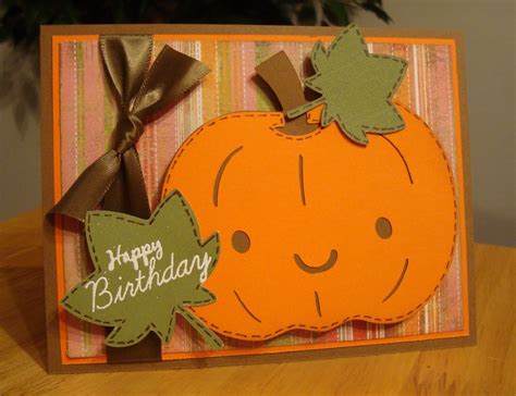 Scrap With Suzy Fall Birthday Card