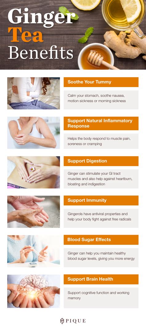 Ginger Tea Benefits 6 Key Health Benefits Of Ginger Tea Pique