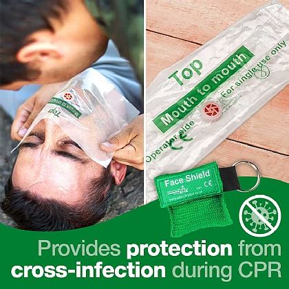 HypaGuard Face Shield CPR Protection Safety First Aid