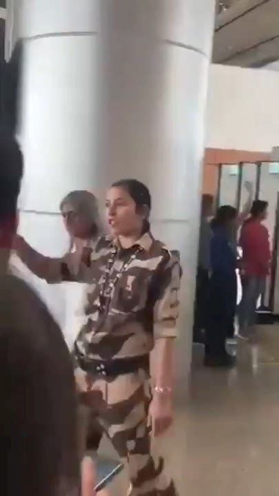 Cisf महिला कांस्टेबल ने कंगना रनौत को मारा थप्पड़ Kangana Ranaut