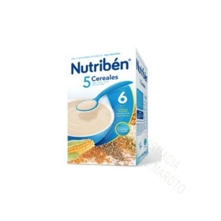 NUTRIBEN PAPILLA 5 CEREALES 600 GRS Parafarmacia Manuel Maroto