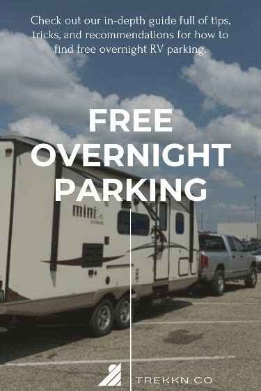 What You Need To Know For Free Overnight Rv Parking Artofit