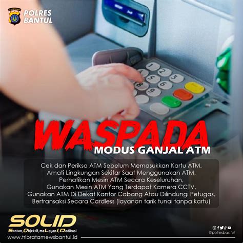 Waspada Modus Ganjal ATM Berikut Tipsnya Inamedia