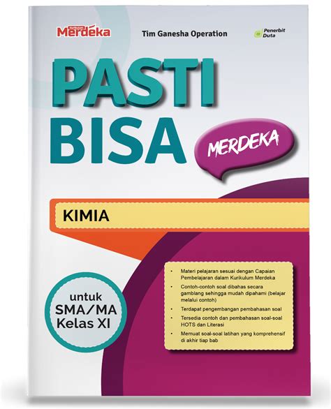 Pasti Bisa Merdeka Kimia Sma Ma Kelas Xi The Official Website Of