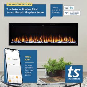 Touchstone Sideline Elite Smart Wifi Enabled Electric Fireplace Review