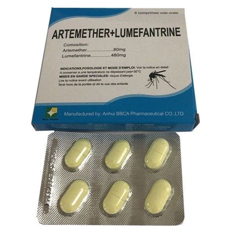 Compound Pharmaceutical Tablets Artemether Lumefantrine Tablets