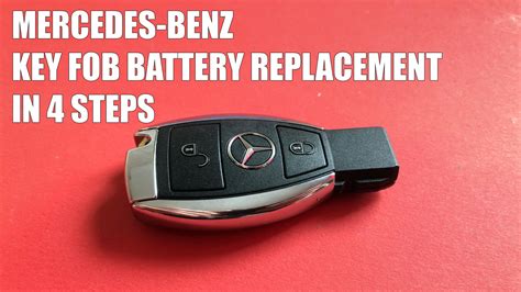 How to replace Mercedes-Benz A-Class, B-Class, C-Class Key Fob Battery