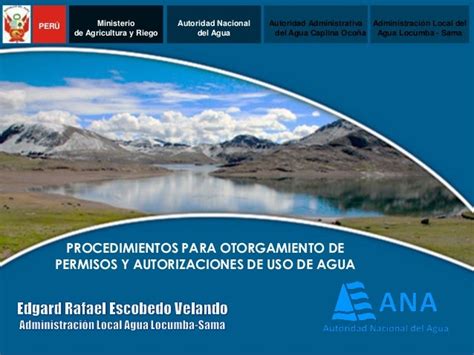 Autorizaciones Y Permisos De Uso De Agua