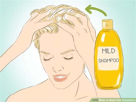 3 Ways to Wash Hair Extensions - wikiHow