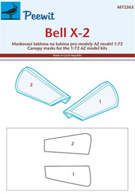 Canopy Mask For Bell X Az Model Peewit