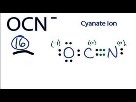 OCN- Lewis Structure: How to Draw the Lewis Structure for OCN- | Tech ...