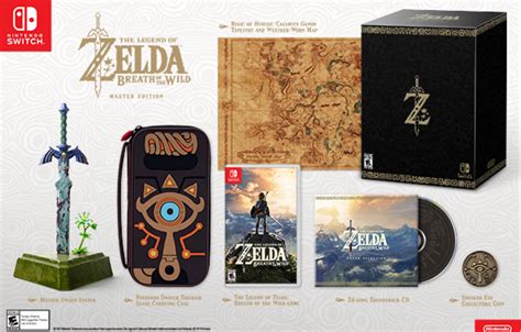 The Legend Of Zelda Breath Of The Wild Collectors Edition And New