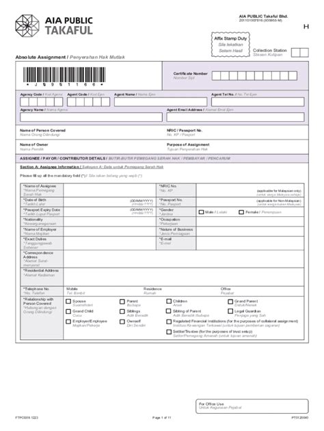 Fillable Online Formrelease Of Absolute Assignment Fax Email Print