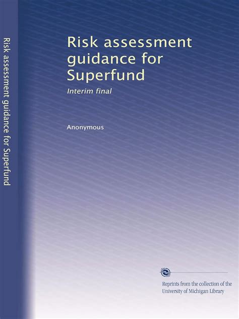 Amazon Risk Assessment Guidance For Superfund Interim Final