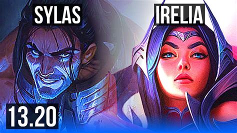 Sylas Vs Irelia Mid Comeback 7 Solo Kills 400 Games Kr Master