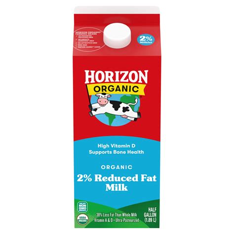 Horizon Organic 2 Reduced Fat Milk Shop Milk At H E B