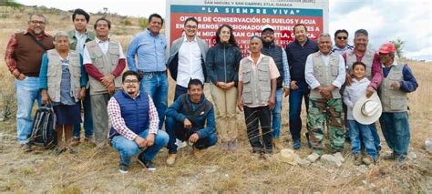 Trabaja Gobierno del Estado en obras de conservación de suelos y agua