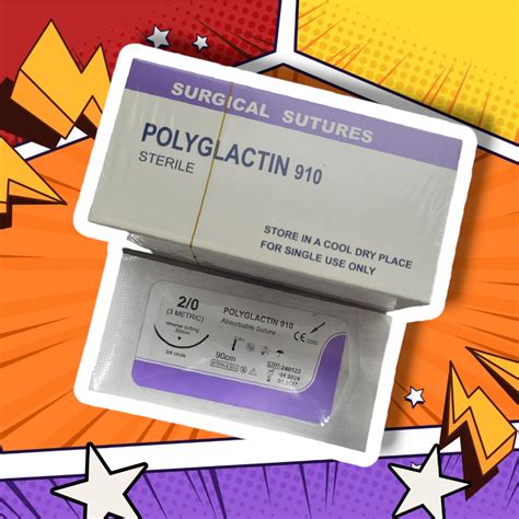 Jual Benang Jahit Oprasi Poliglaktin Surgical Suture Polyglactin