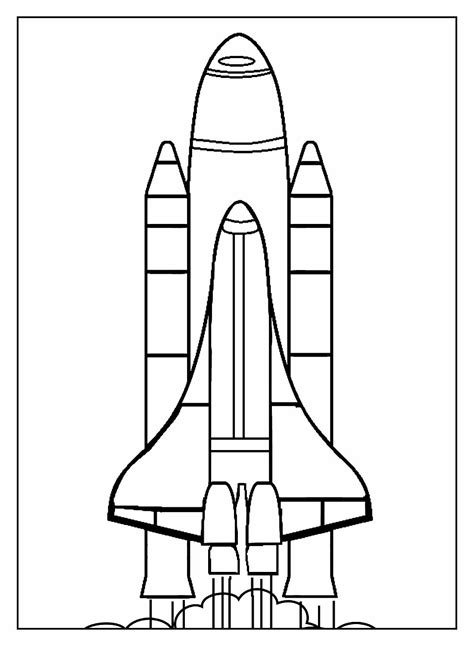 Desenhos De Foguete Para Colorir Bora Colorir