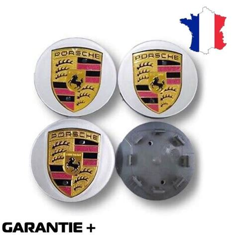 X Centre De Roues Cache Moyeu Porsche Argent Logo Mm Cdiscount Auto