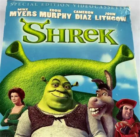 SHREK VHS EDDIE Murphy Mike Myers (VHS, Clamshell, 2001) Vintage $18.28 - PicClick CA