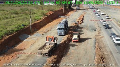 Novo Viaduto E Pontes Km Ao Duplica O Br Indaial Youtube