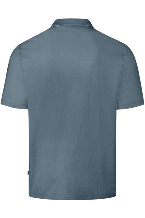 M Rz Classic Fit Polo Shirt Ocean One Colour Businesshemden