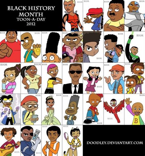 20+ Best Black Cartoon Characters | HARUNMUDAK