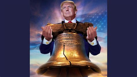 Donald Trump is back on Instagram. His 1st post is a (bizarre) bell ...