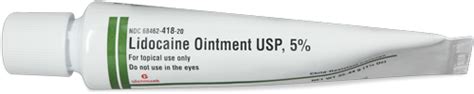 Lidocaine Ointment USP, 5% – Glenmark Pharmaceuticals U.S.