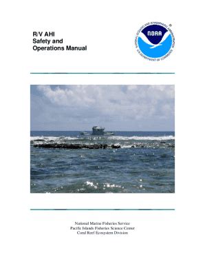 Fillable Online Ftp Soest Hawaii AHI Safety And Operations Manual V1 7