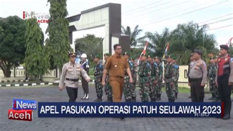 Polres Aceh Singkil Gelar Apel Pasukan Operasi Patuh Seulawah 2023