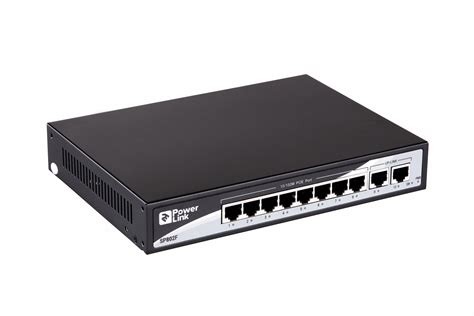 Коммутатор 2E PowerLink SP802F 10xFE (8xFE PoE, 2xFE Uplink, 150W ...
