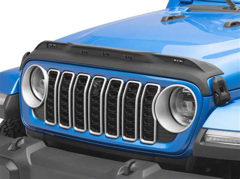 Redrock Jeep Wrangler Hood Guard With Led Lighting J191264 18 24 Jeep Wrangler Jl Excluding