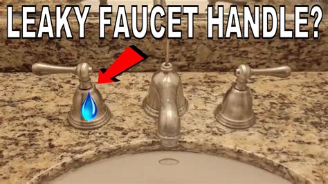 How To Fix A Leaking Or Dripping Bathroom Faucet Handle Kohler Youtube