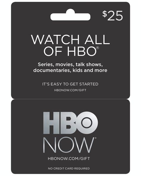 HBO NOW GIFT CARDS AVAILABLE TODAY – HBO & Cinemax PR – Medium