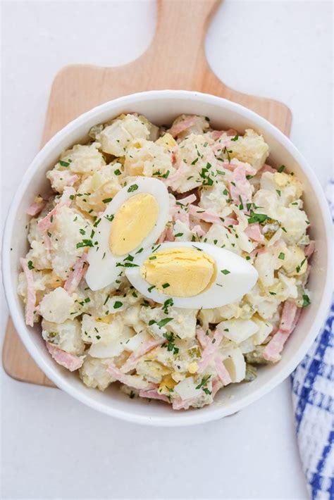 Creamy German Potato Salad Kartoffelsalat Recipes From Europe