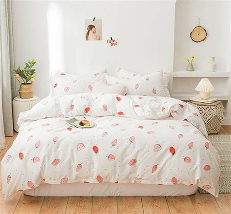 Cute Strawberry Bedding Set Pn3148 Pennycrafts