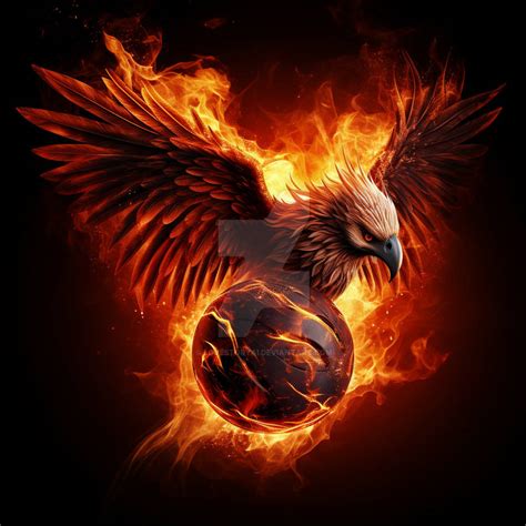 phoenix in flames by Lovestoryai on DeviantArt