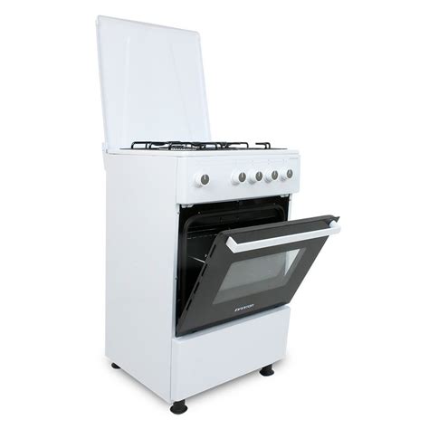 Cocina Horno INFINITON CC53GBL Blanco 3 Fuegos 52 Litros Ancho