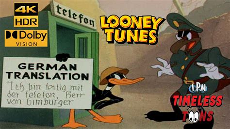 Looney Tunes Daffy The Commando Daffy Duck K Hdr Dolby