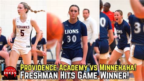 Providence Academy And Minnehaha Go At It In Packed Gym Maddyn Drops