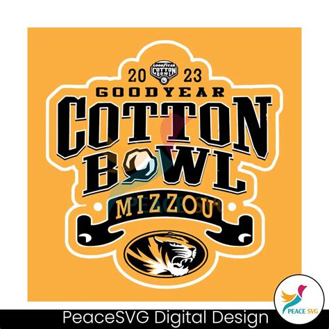 Cotton Bowl 2023 Mizzou Football SVG » PeaceSVG