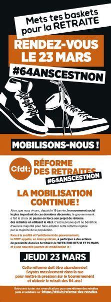 Appel Mobilisation Du Jeudi Mars Cfdt Ufetam